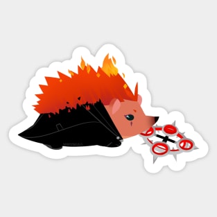 Hedgehog Axel Sticker